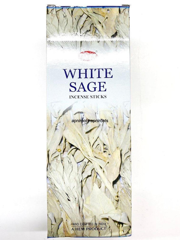 HEM WHITE SAGE INCENSE STICKS - apniroots Grocery